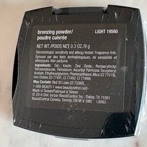 BeautiControl Bronzing Powder .3 OZ/9g  Light 19560 New Sealed